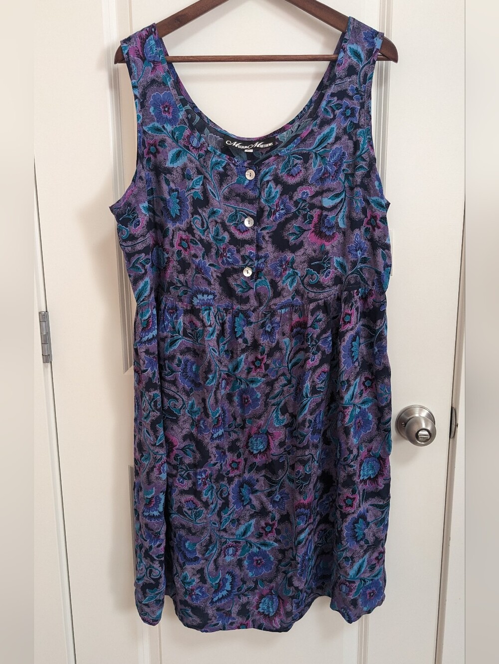 NWT 1990s Meghan Matthews Midi Sundress